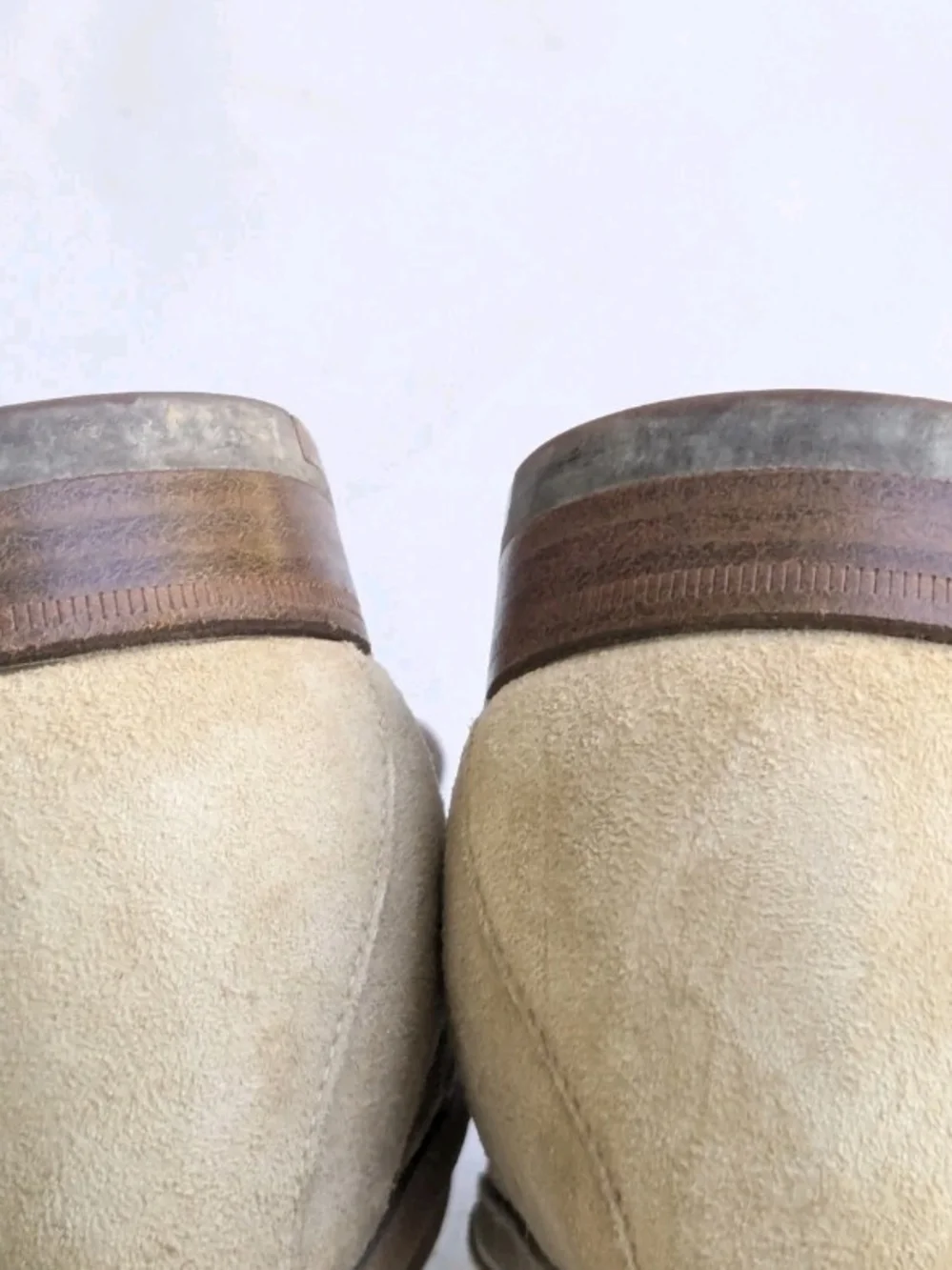 Gucci Beige Suede Horsebit Loafers Men US 9.5